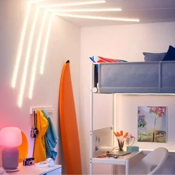 1 IKEA Myrvarv White LED Tube Strip Light